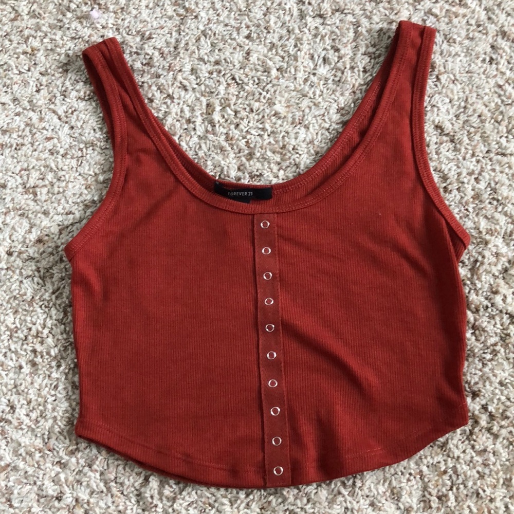 Rustic orange tank - Picture 2 of 3